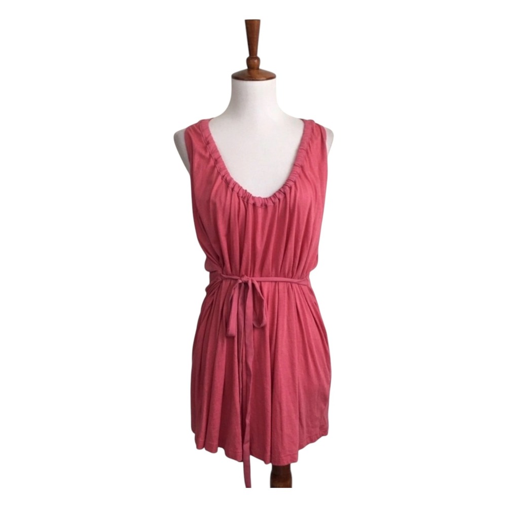Theory Davisa Empathy Top‎ Women's S Pink Coral Sleeveless Casual Chic Relaxed